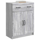 Sideboard Grå sonoma-eg 66 x 34,5 x 87 cm Konstrueret træ