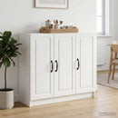 Sideboard Hvid 89 x 34,5 x 77 cm Konstrueret træ