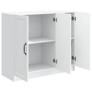 Sideboard Hvid 89 x 34,5 x 77 cm Konstrueret træ