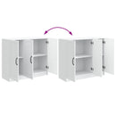 Sideboard Hvid 89 x 34,5 x 77 cm Konstrueret træ