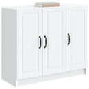 Sideboard Hvid 89 x 34,5 x 77 cm Konstrueret træ
