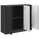Sideboard Sort 89 x 34,5 x 77 cm Konstrueret træ