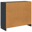 Sideboard Sort 89 x 34,5 x 77 cm Konstrueret træ