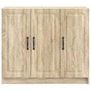 Sideboard Sonoma-eg 89 x 34,5 x 77 cm Konstrueret træ