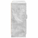 Sideboard Betongrå 89 x 34,5 x 77 cm Konstrueret træ