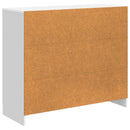 Sideboard Hvid højglans 89 x 34,5 x 77 cm Konstrueret træ
