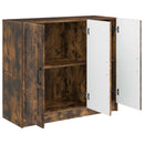 Sideboard Røget eg 89 x 34,5 x 77 cm Konstrueret træ
