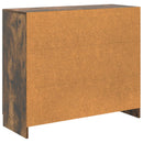 Sideboard Røget eg 89 x 34,5 x 77 cm Konstrueret træ