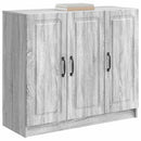 Sideboard Grå sonoma-eg 89 x 34,5 x 77 cm Konstrueret træ