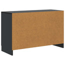 Sideboard med skuffe Sort 89 x 34,5 x 57 cm Konstrueret træ