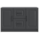 Sideboard med skuffe Sort 89 x 34,5 x 57 cm Konstrueret træ