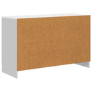 Sideboard Hvid højglans 89 x 34,5 x 57 cm Konstrueret træ