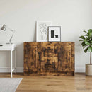 Sideboard med skuffe Røget eg 89 x 34,5 x 57 cm Konstrueret træ