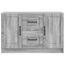 Sideboard Grå sonoma-eg 89 x 34,5 x 57 cm Konstrueret træ