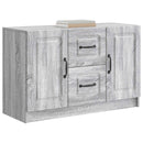 Sideboard Grå sonoma-eg 89 x 34,5 x 57 cm Konstrueret træ