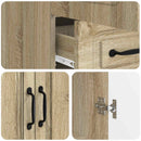 Sideboard Sonoma-eg 66 x 34,5 x 92 cm Konstrueret træ