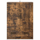 Sideboard med skuffe Røget eg 66 x 34,5 x 92 cm Konstrueret træ