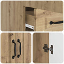 Sideboard Artisan-eg 66 x 34,5 x 92 cm Konstrueret træ