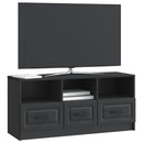 TV-skab med skuffe Sort 102 x 34,5 x 47 cm Konstrueret træ
