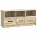 TV-skab med skuffe Sonoma-eg 102 x 34,5 x 47 cm Konstrueret træ