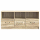 TV-skab med skuffe Sonoma-eg 102 x 34,5 x 47 cm Konstrueret træ