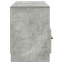 TV-skab med skuffe Betongrå 102 x 34,5 x 47 cm Konstrueret træ