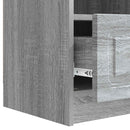 TV-skab Grå sonoma-eg 102 x 34,5 x 47 cm Konstrueret træ