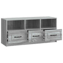 TV-skab Grå sonoma-eg 102 x 34,5 x 47 cm Konstrueret træ