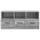 TV-skab Grå sonoma-eg 102 x 34,5 x 47 cm Konstrueret træ