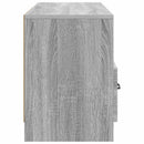 TV-skab Grå sonoma-eg 102 x 34,5 x 47 cm Konstrueret træ
