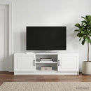 TV-skab Hvid 150 x 31 x 47 cm Konstrueret træ