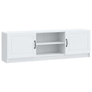 TV-skab Hvid 150 x 31 x 47 cm Konstrueret træ