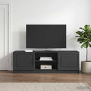 TV-skab Sort 150 x 31 x 47 cm Konstrueret træ
