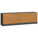 TV-skab Sort 150 x 31 x 47 cm Konstrueret træ