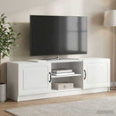 TV-skab Hvid højglans 150 x 31 x 47 cm Konstrueret træ