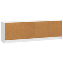 TV-skab Hvid højglans 150 x 31 x 47 cm Konstrueret træ