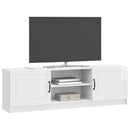 TV-skab Hvid højglans 150 x 31 x 47 cm Konstrueret træ