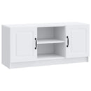 TV-skab Hvid 102 x 34,5 x 47 cm Konstrueret træ