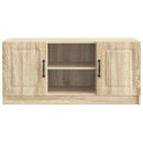 TV-skab Sonoma-eg 102 x 34,5 x 47 cm Konstrueret træ