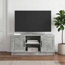 TV-skab Betongrå 102 x 34,5 x 47 cm Konstrueret træ