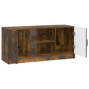 TV-skab Røget eg 102 x 34,5 x 47 cm Konstrueret træ