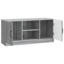 TV-skab Grå sonoma-eg 102 x 34,5 x 47 cm Konstrueret træ