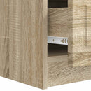 TV-skab med skuffe Sonoma-eg 147 x 34,5 x 27 cm Konstrueret træ