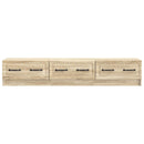 TV-skab med skuffe Sonoma-eg 147 x 34,5 x 27 cm Konstrueret træ