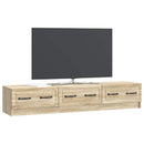 TV-skab med skuffe Sonoma-eg 147 x 34,5 x 27 cm Konstrueret træ