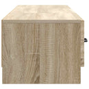 TV-skab med skuffe Sonoma-eg 147 x 34,5 x 27 cm Konstrueret træ