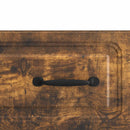 TV-skab med skuffe Røget eg 147 x 34,5 x 27 cm Konstrueret træ