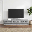 TV-skab Grå sonoma-eg 147 x 34,5 x 27 cm Konstrueret træ