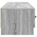 TV-skab Grå sonoma-eg 147 x 34,5 x 27 cm Konstrueret træ