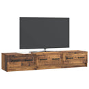 TV-skab Gammelt træ 147 x 34,5 x 27 cm Konstrueret træ